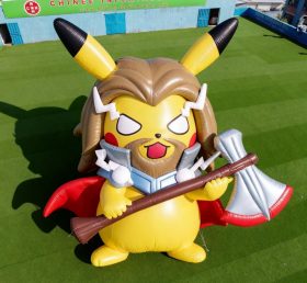 Cartoon3-525 Pikachu Theme Inflatable Ca...