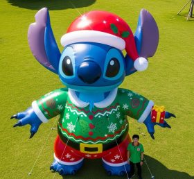 Cartoon3-539 Lilo & Stitch Christmas Inf...