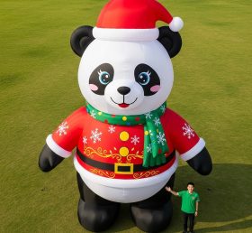 Cartoon3-554 Christmas Panda Inflatable ...
