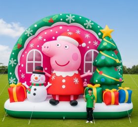 Cartoon3-555 Peppa Pig Christmas Inflata...