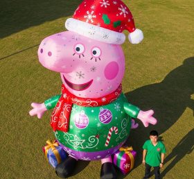 Cartoon3-561 Peppa Pig Christmas Inflata...