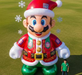 Cartoon3-573 Super Mario Santa Inflatabl...