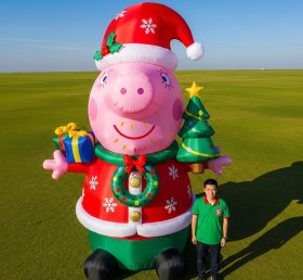 Cartoon3-574 Peppa Pig Christmas Inflata...