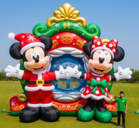 Cartoon3-577 Mickey & Minnie Christmas E...