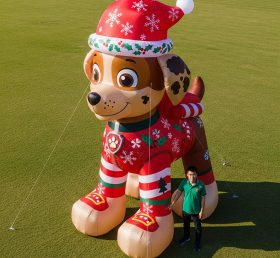 Cartoon3-581 Christmas Dog Inflatable Ca...