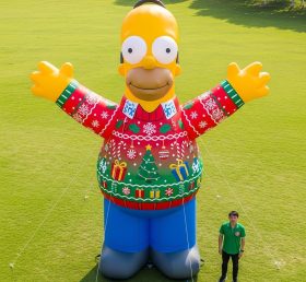Cartoon3-589 The Simpsons Christmas Infl...