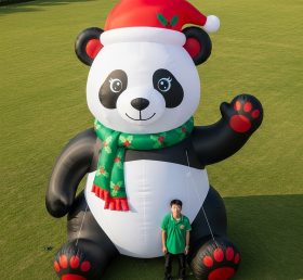 Cartoon3-596 Christmas Panda Inflatable ...