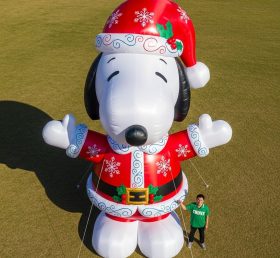 Cartoon3-604 Snoopy Christmas Inflatable...