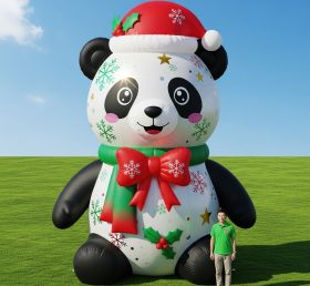 Cartoon3-614 Christmas Panda Inflatable ...