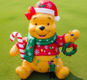 Cartoon3-621 Christmas Bear Inflatable C...