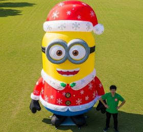 Cartoon3-624 Minions Christmas Inflatabl...