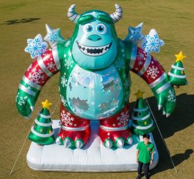 Cartoon3-635 Christmas Monster Inflatabl...