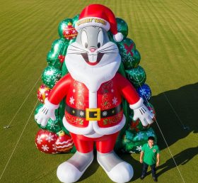 Cartoon3-667 Looney Tunes Santa Inflatab...