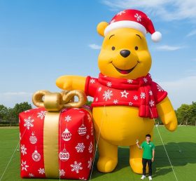 Cartoon3-669 Christmas Bear Inflatable C...