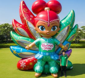 Cartoon3-672 Shimmer & Shine Inflatable ...