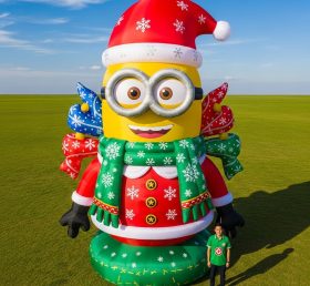 Cartoon3-677 Christmas Minion Inflatable...