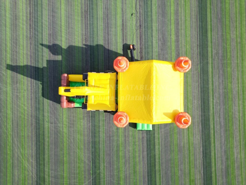 T5-300 Excavator Bounce House Slide Combo