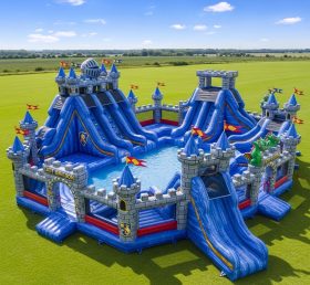 Pool3-438 Castle Kingdom Theme Pool Wate...