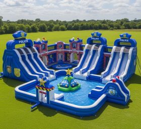Pool3-515 Police Station Theme Pool Wate...