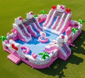 Pool3-610 Hello Kitty Theme Pool Water P...