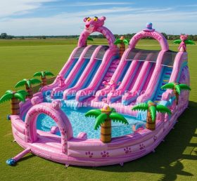 Pool3-663 Pink Panther Theme Pool Water ...