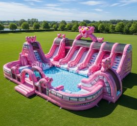Pool3-664 Pink Panther Theme Pool Water ...