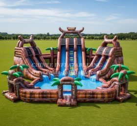 Pool3-675 Rusty Rivets Theme Pool Water ...
