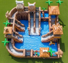 Pool3-709 The Flintstones Theme Pool Wat...