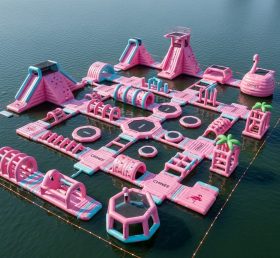 S473 Flamingo Theme Inflatable Water Par...