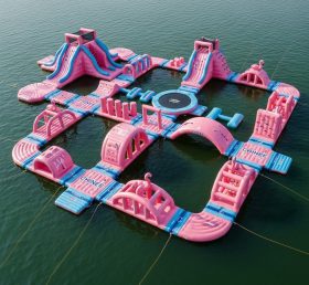 S474 Flamingo Theme Inflatable Water Par...