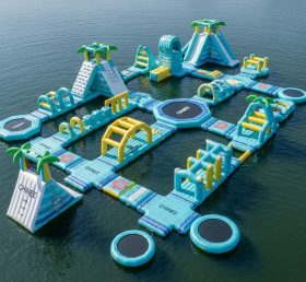S572 Tropical Theme Inflatable Water Par...