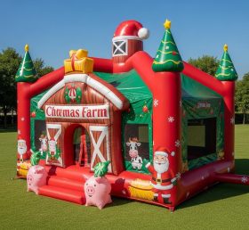 T2-8587 Christmas Farm Inflatable Bounce...