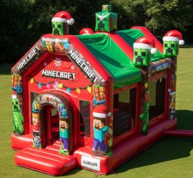 T2-8593 Minecraft Theme Inflatable Bounc...