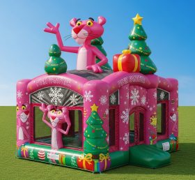 T2-8596 Pink Panther Christmas Inflatabl...