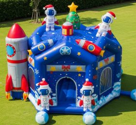 T2-8638 Space Christmas Inflatable Bounc...