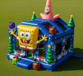 T2-8641 SpongeBob Christmas Theme Inflat...