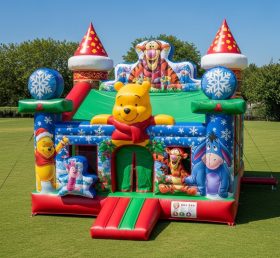 T2-8651 Winnie the Pooh Inflatable Castl...