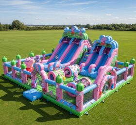 T6-6541 Peppa Pig Theme Inflatable Funci...