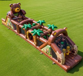 T7-3707 Bear Theme Inflatable Obstacle C...