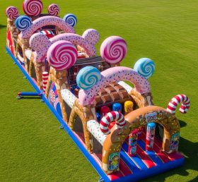 T7-3731 Candy Theme Inflatable Obstacle ...