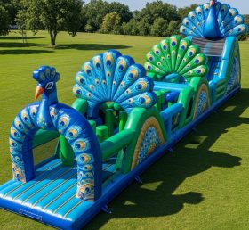 T7-3945 Peacock Theme Inflatable Obstacl...