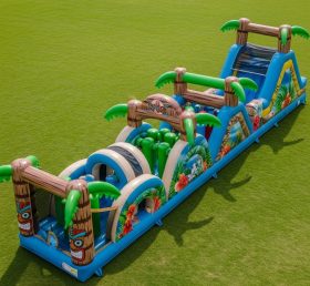 T7-4041 Tropical Theme Inflatable Obstac...