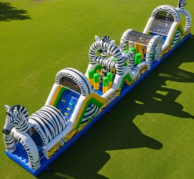T7-4080 Zebra Theme Inflatable Obstacle ...