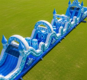 T7-4179 Frozen Theme Inflatable Obstacle...