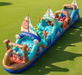 T7-4259 Moana Theme Inflatable Obstacle ...