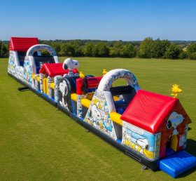 T7-4359 Snoopy Theme Inflatable Obstacle...