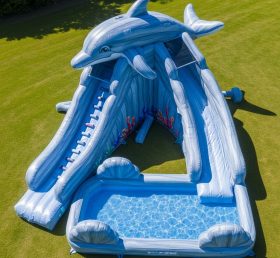 T8-5542 Dolphin Theme Inflatable Water S...