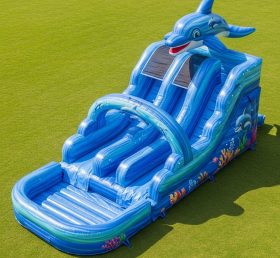 T8-5544 Dolphin Theme Inflatable Water S...