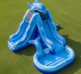 T8-5545 Dolphin Theme Inflatable Water S...