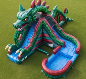 T8-5549 Dragon Theme Inflatable Water Sl...